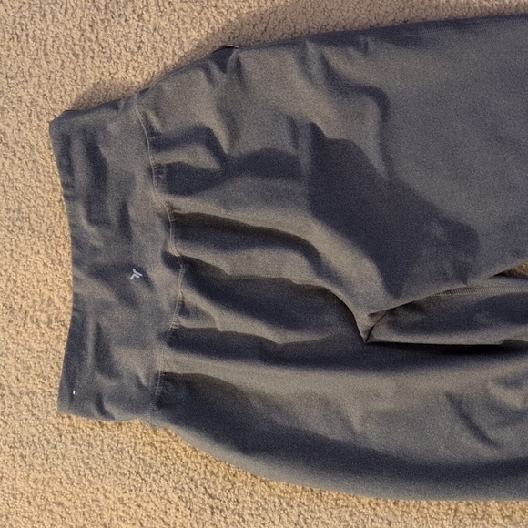 Old Navy Active Powersoft High Rise Leggings Go Dry Gray Joggers Size Medium - Picture 6 of 7